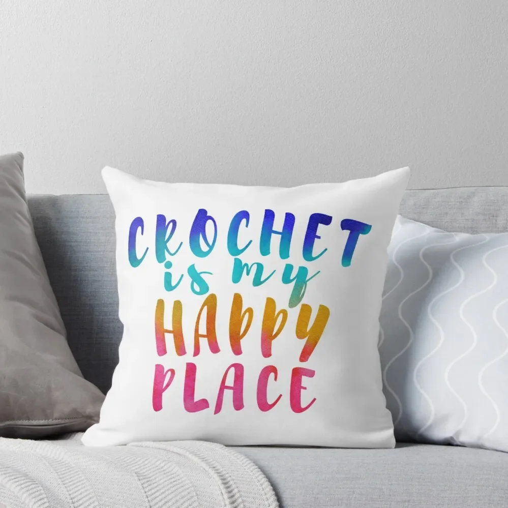 Crochet Is My Happy Place Throw Pillow Marble Cushion Cover autumn decoration pillow
Crochet Is My Happy Place Throw Pillow Marble Cushion Cover autumn decoration pillow