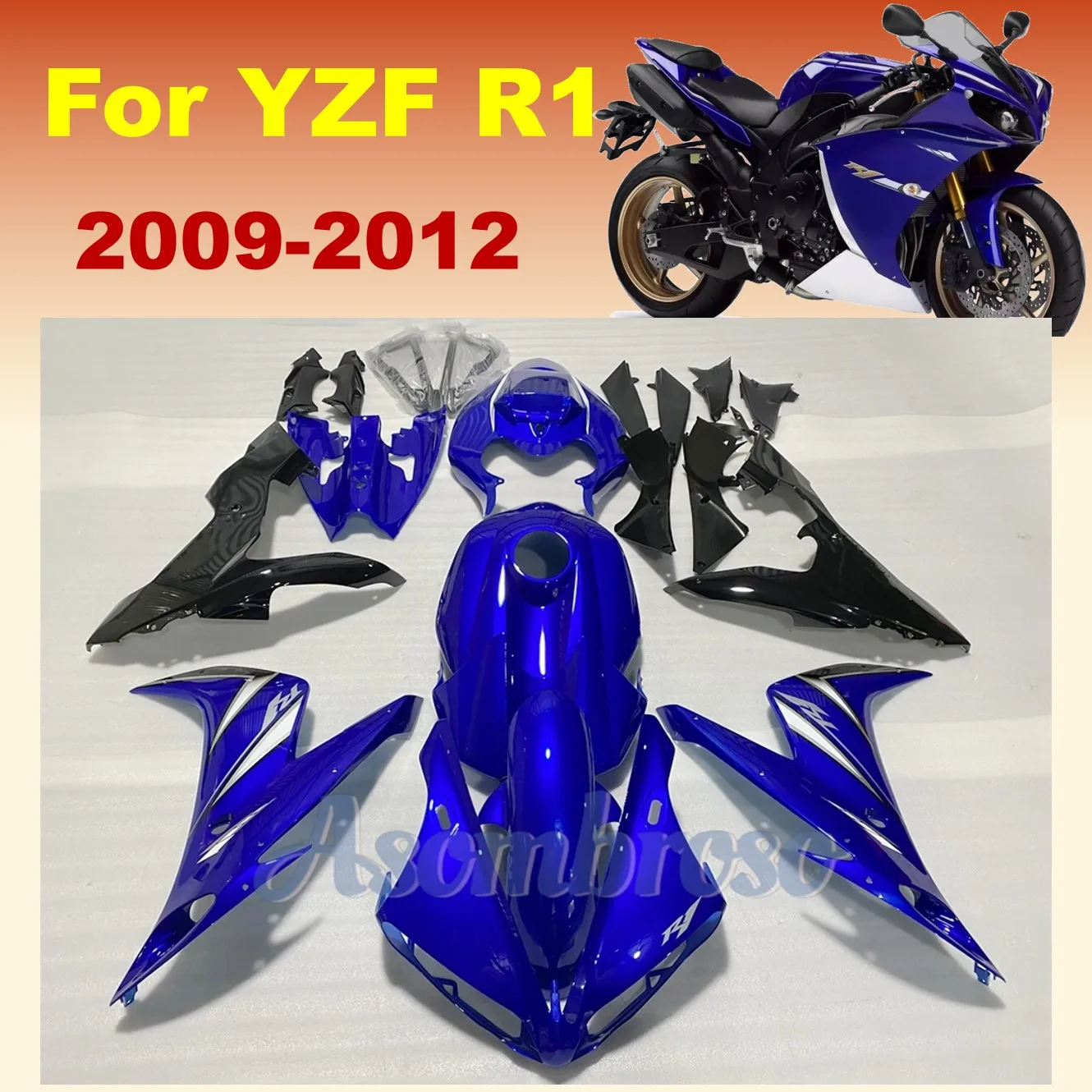 ABS Motorcycle Fairings kits For YZF1 2009 2010 2011 2012 2013 2014 YZFR-1 ABS Plastic Bodywork Set YZF1000 09-14
ABS Motorcycle Fairings kits For YZF1 2009 2010 2011 2012 2013 2014 YZFR-1 ABS Plastic Bodywork Set YZF1000 09-14