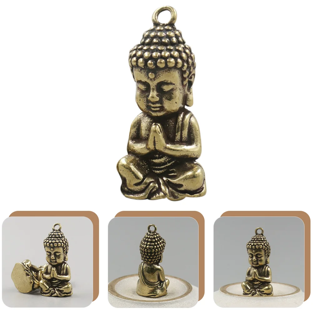 Copper Pendants Vivid Buddha Statue Charm Jewelry Accessories Brass Retro Keychain Practical Auspicious Crafts
Copper Pendants Vivid Buddha Statue Charm Jewelry Accessories Brass Retro Keychain Practical Auspicious Crafts