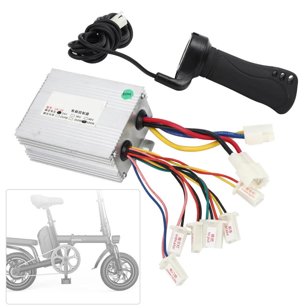 24V 500W Electric Bike Brushed Controller Extension Cable Handlebar Electric Bike Accessories
24V 500W Electric Bike Brushed Controller Extension Cable Handlebar Electric Bike Accessories
