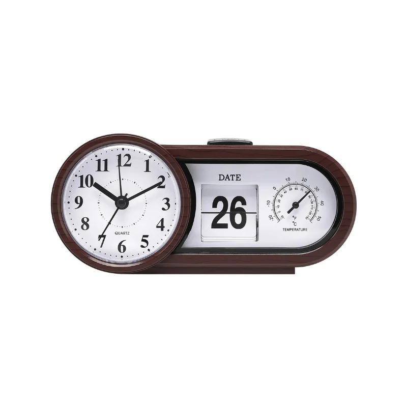 Flip Clock Table Clock Alarm Clock Battery Operated Temperature Date Multifunctional Clock
Flip Clock Table Clock Alarm Clock Battery Operated Temperature Date Multifunctional Clock