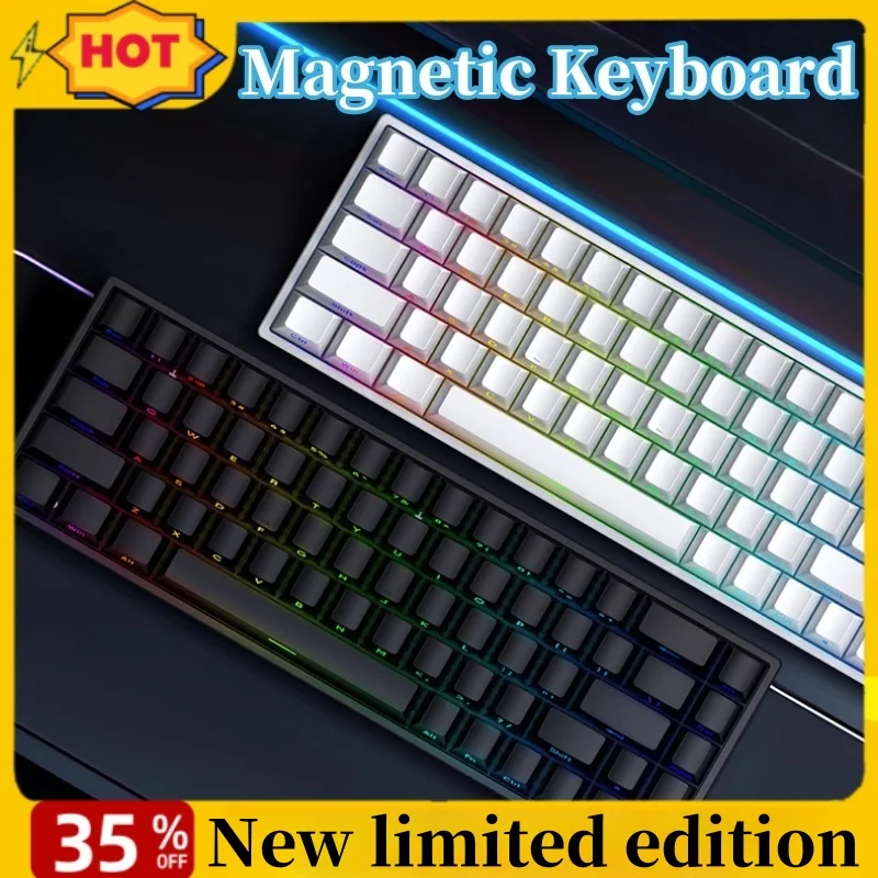 Carotmas Mars68 Magnetic Switch Mechanical Keyboard Wireless 68 Key Gaming Keyboard 8000hz Tri-Mode Hot Swap ARGB Valorant Game
Carotmas Mars68 Magnetic Switch Mechanical Keyboard Wireless 68 Key Gaming Keyboard 8000hz Tri-Mode Hot Swap ARGB Valorant Game