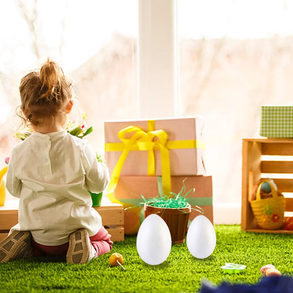 6Pcs Easter White Eggs DIY Craft Kit for Children Hand Brain Coordination Practice Safe Non Fade Break Resistant Foam Eggs
6Pcs Easter White Eggs DIY Craft Kit for Children Hand Brain Coordination Practice Safe Non Fade Break Resistant Foam Eggs