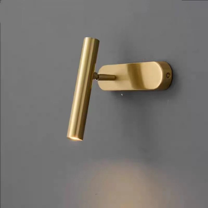 Modern Copper Golden Wall Lamp Swivel Bedside Reading Spotlight Light Bedroom Living Room Background Wall Decorative Lamps
Modern Copper Golden Wall Lamp Swivel Bedside Reading Spotlight Light Bedroom Living Room Background Wall Decorative Lamps