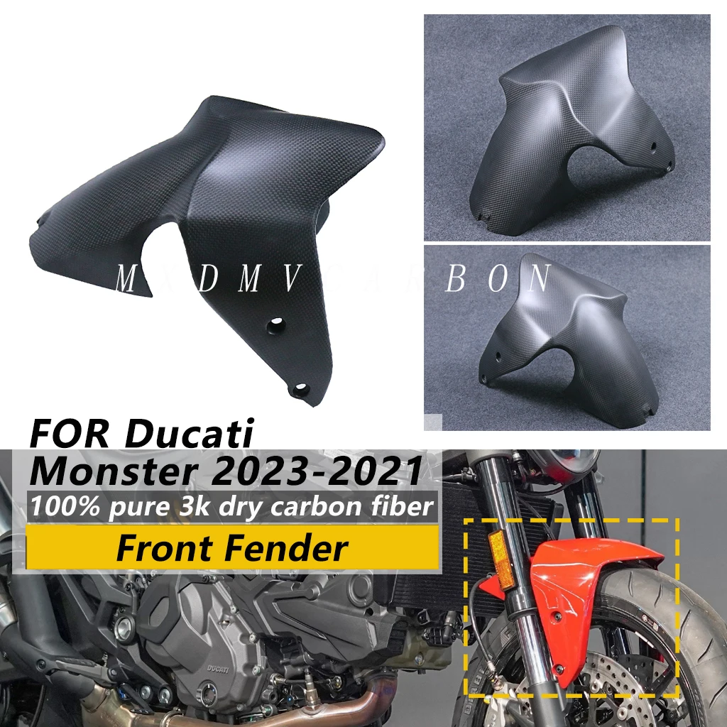 For Ducati Monster Monster950 937 2023 2022 2021 Motorcycle Parts 100% 3K Dry Carbon Fiber Front Fender Mudguard Fairing Kit
For Ducati Monster Monster950 937 2023 2022 2021 Motorcycle Parts 100% 3K Dry Carbon Fiber Front Fender Mudguard Fairing Kit