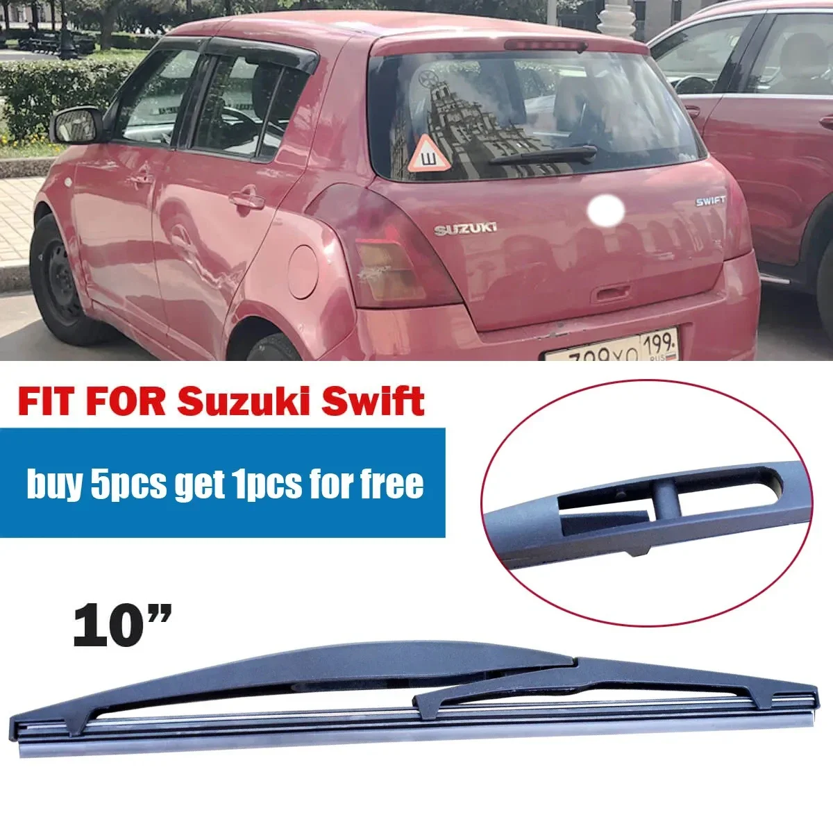 1PC Car Rear Wiper Blade 10" Windscreen Windshield Hybrid Auto Wipers Accessories fit for suzuki swift YC102010-swift
1PC Car Rear Wiper Blade 10" Windscreen Windshield Hybrid Auto Wipers Accessories fit for suzuki swift YC102010-swift