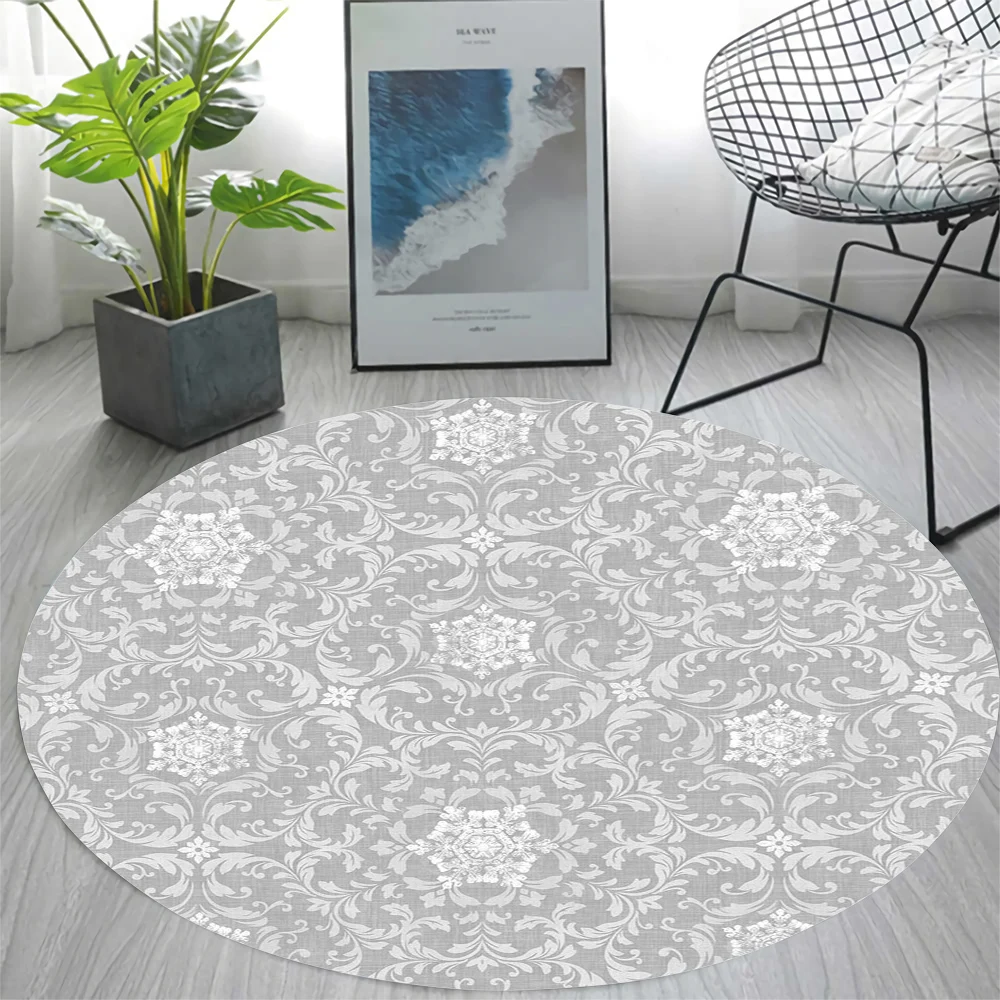 CLOOCL Flannel Round Carpet Bohemian Vintage Pattern 3D Print Flannel Floor Mat Rug Bedroom Living Room Chair Non-Slip Rugs
CLOOCL Flannel Round Carpet Bohemian Vintage Pattern 3D Print Flannel Floor Mat Rug Bedroom Living Room Chair Non-Slip Rugs
