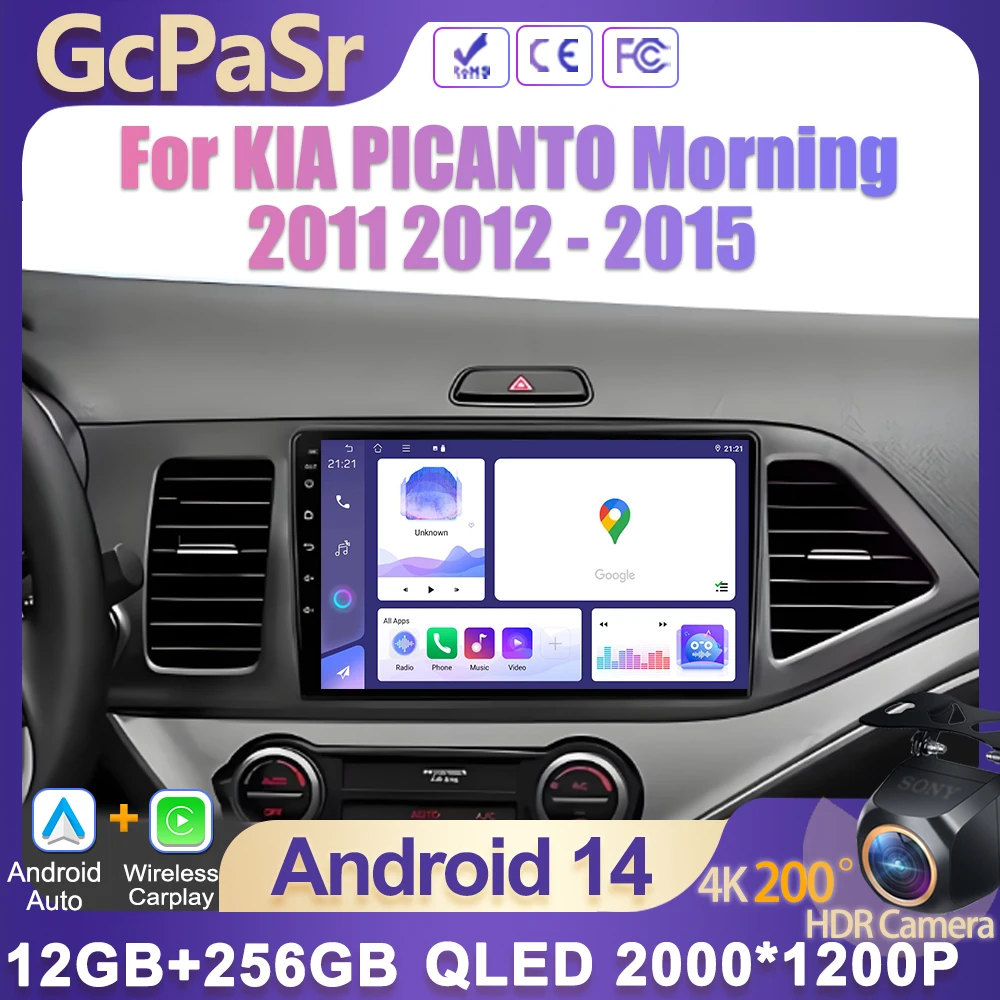Автомобильный радиоприемник Android 14 для KIA PICANTO Morning 2011-2016, GPS-навигация, видео, авто стерео, мультимедийный плеер, экран без 2din 5G Wif
Автомобильный радиоприемник Android 14 для KIA PICANTO Morning 2011-2016, GPS-навигация, видео, авто стерео, мультимедийный плеер, экран без 2din 5G Wif