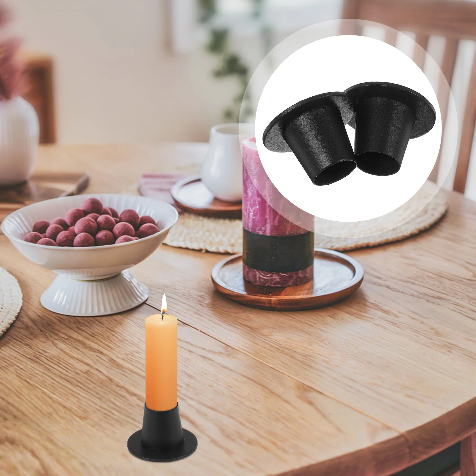 2Pcs Holders Iron Vintage Style for Taper Candles Home Decor Party Wedding Centerpiece Ornament
2Pcs Holders Iron Vintage Style for Taper Candles Home Decor Party Wedding Centerpiece Ornament