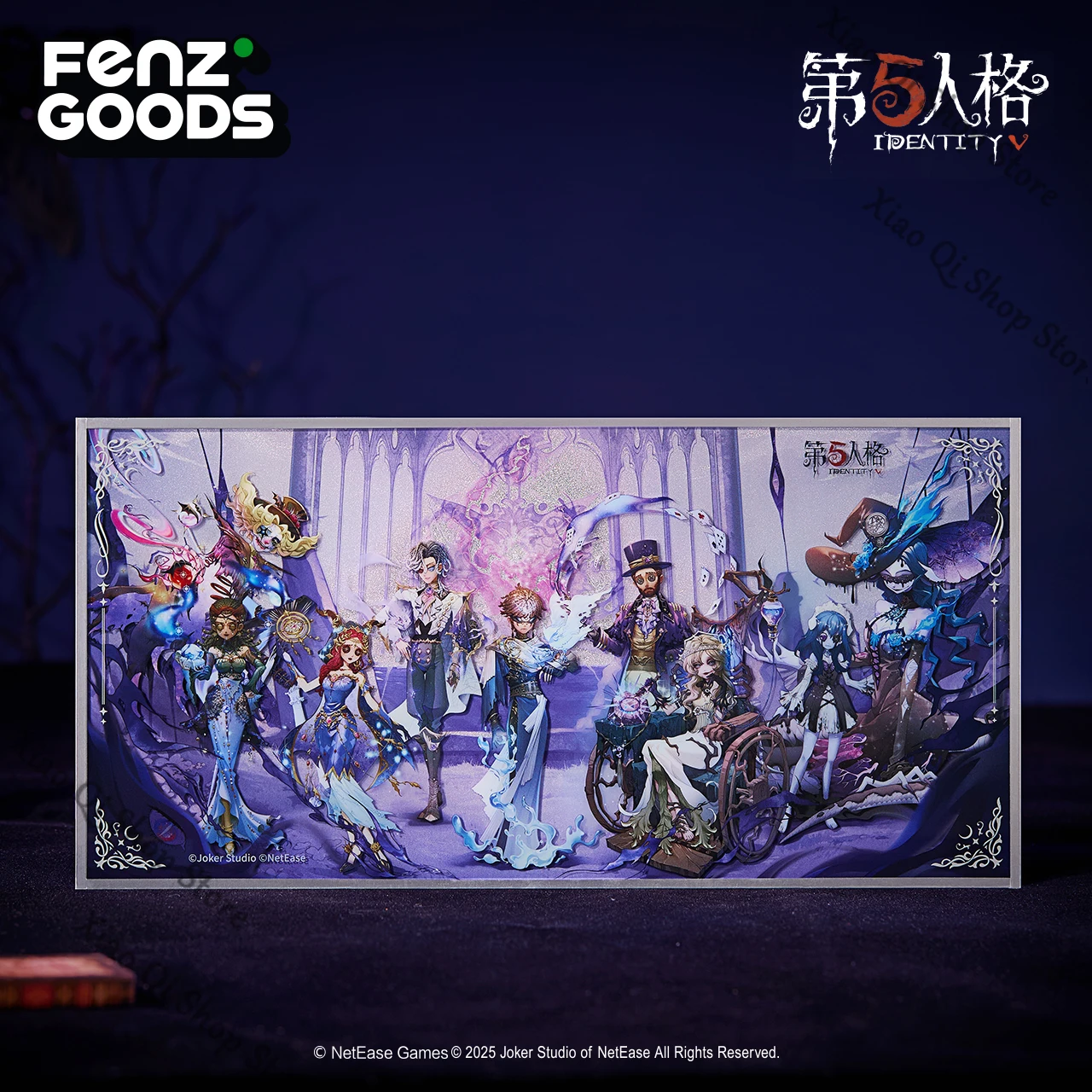 Identity V ambitus Magical Phantom series acrylic coloured paper Double Flash Silver Onion Decoration Signature board collect
Identity V ambitus Magical Phantom series acrylic coloured paper Double Flash Silver Onion Decoration Signature board collect