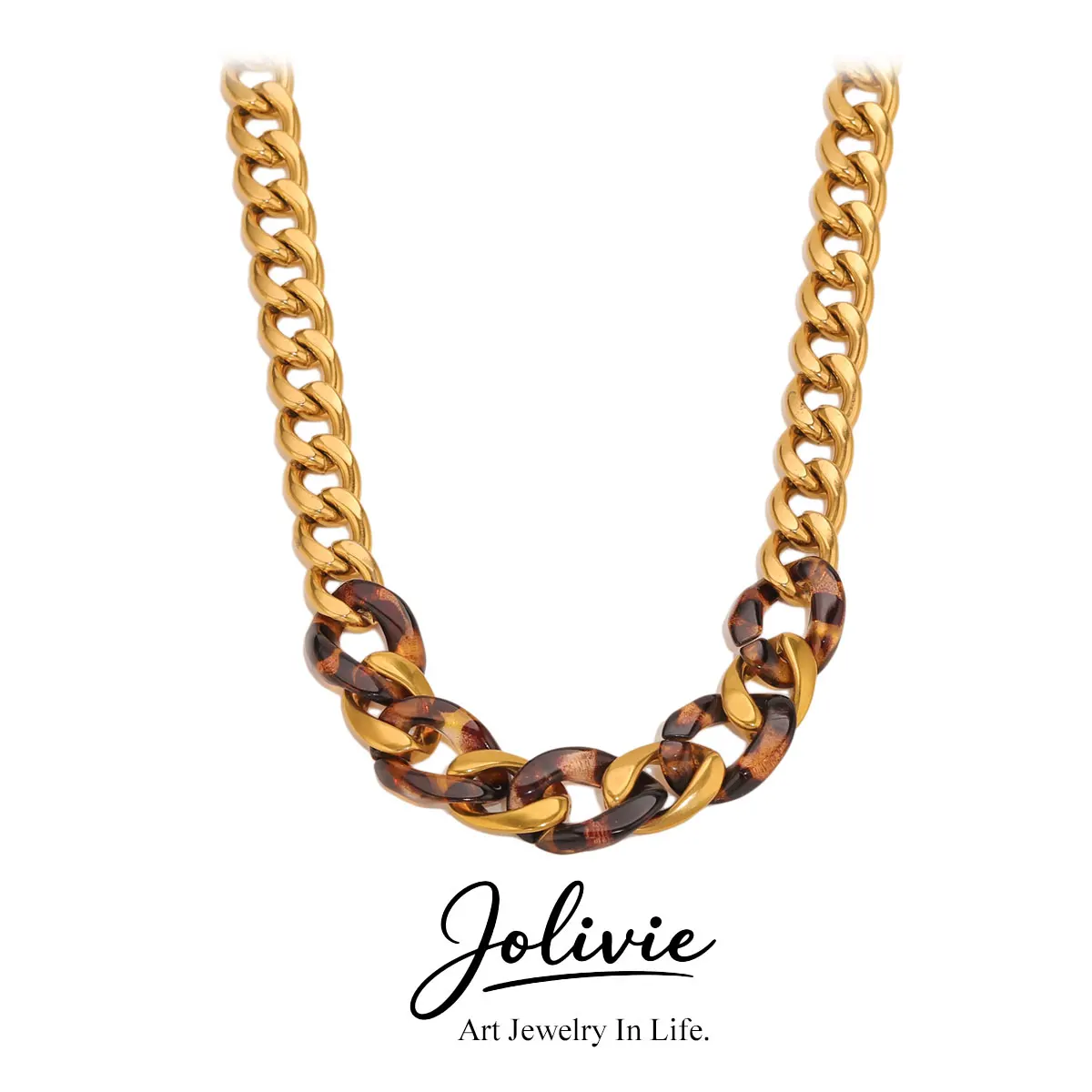 Jolivie Stainless Steel Boho Necklaces For Women Cuban Link Chain Classic Punk Personality Necklace Punk Trendy Choker Neck
Jolivie Stainless Steel Boho Necklaces For Women Cuban Link Chain Classic Punk Personality Necklace Punk Trendy Choker Neck