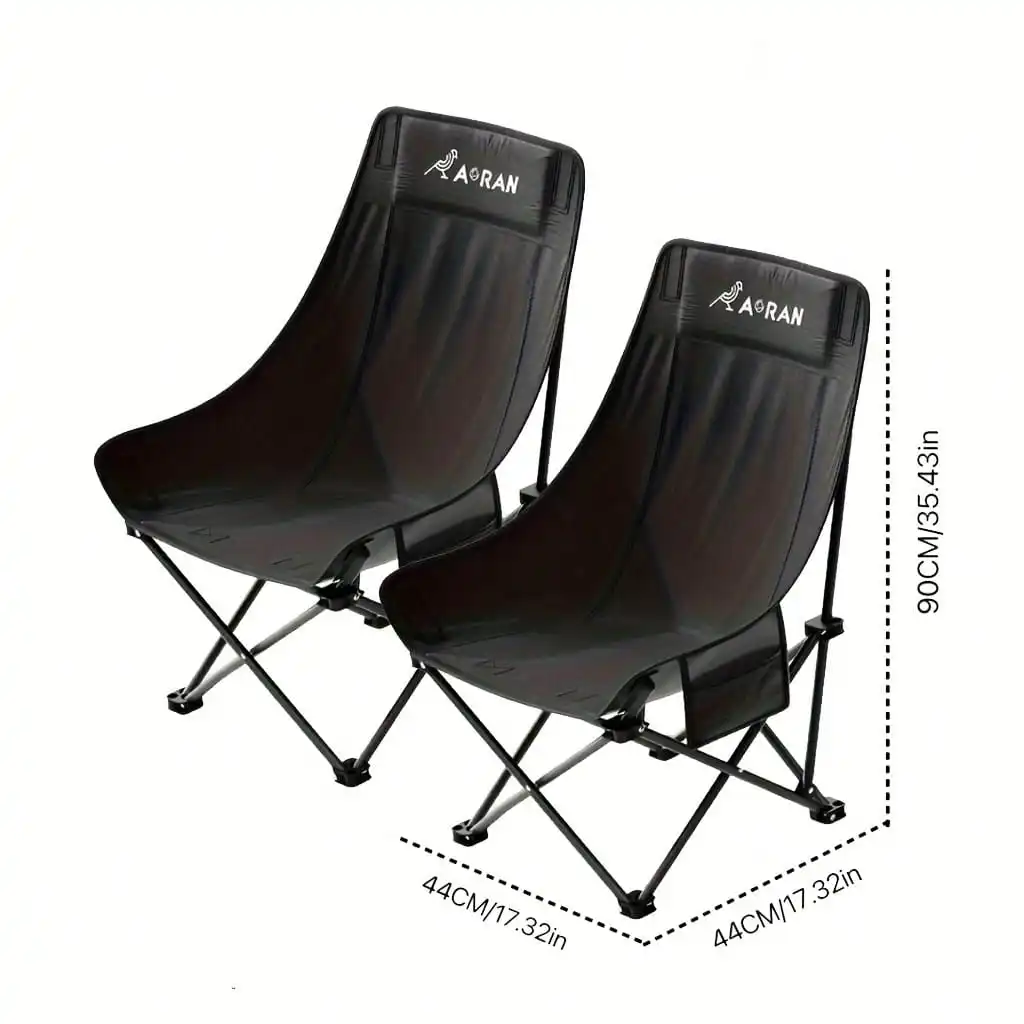 2-Piece Aoran Portable Folding Chair Moon Chair High Back - Durable Iron Alloy, Suitable For Outdoor Leisure, Camping And Fishin
2-Piece Aoran Portable Folding Chair Moon Chair High Back - Durable Iron Alloy, Suitable For Outdoor Leisure, Camping And Fishin