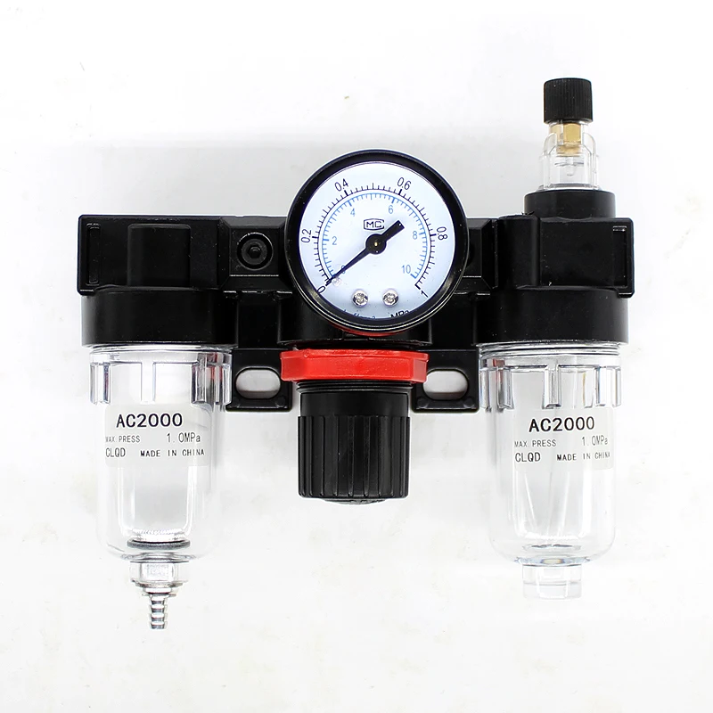 1/4 "air compressor filter oil-water separator regulator AC2000 air treatment gas source inlet pipe joint 4mm 6mm 8mm 10mm
1/4 "air compressor filter oil-water separator regulator AC2000 air treatment gas source inlet pipe joint 4mm 6mm 8mm 10mm