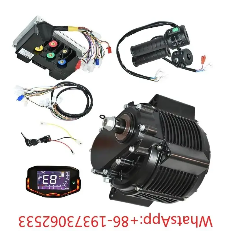 Quanshun Central 9000W Spline Shaft with Reducer QS165-60HV3 Electric Motorcycle Middle Drive Motor Kit
Quanshun Central 9000W Spline Shaft with Reducer QS165-60HV3 Electric Motorcycle Middle Drive Motor Kit
