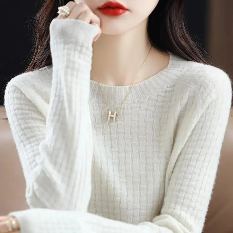 Women Sweater O-neck Autumn Winter BasicPullover Warm Casual Pulls Jumpers Korean FashionSpring Knitwear Bottoming Shirt
Women Sweater O-neck Autumn Winter BasicPullover Warm Casual Pulls Jumpers Korean FashionSpring Knitwear Bottoming Shirt