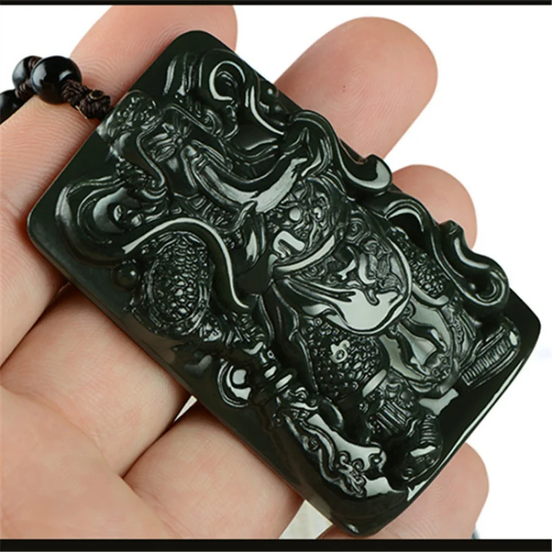 Нефритовый кулон «Божество богатства» Юй, Эр, Гуань Гун, из хэтяньского нефрита, зеленый, мужской
Нефритовый кулон «Божество богатства» Юй, Эр, Гуань Гун, из хэтяньского нефрита, зеленый, мужской