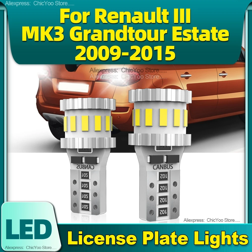 2pcs T10 Car LED Bulbs License Plate Light Lamp W5W 12V For Renault III MK3 Grandtour Estate 2009 2010 2011 2012 2013 2014 2015
2pcs T10 Car LED Bulbs License Plate Light Lamp W5W 12V For Renault III MK3 Grandtour Estate 2009 2010 2011 2012 2013 2014 2015