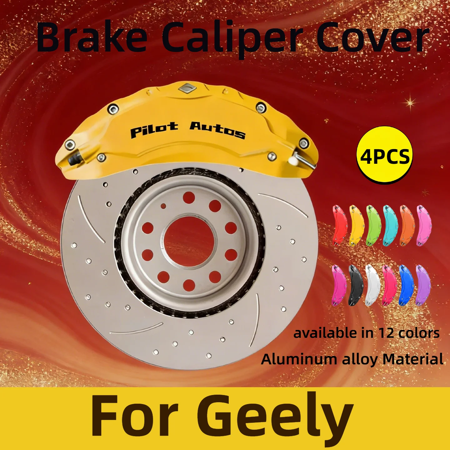 For Geely Brake Caliper Cover Fit Jiaji Okavango Vision X6 Coolray Emgrand S Hi·P Preface Geometry AZKARRA Monjaro EC 7 Tugella
For Geely Brake Caliper Cover Fit Jiaji Okavango Vision X6 Coolray Emgrand S Hi·P Preface Geometry AZKARRA Monjaro EC 7 Tugella