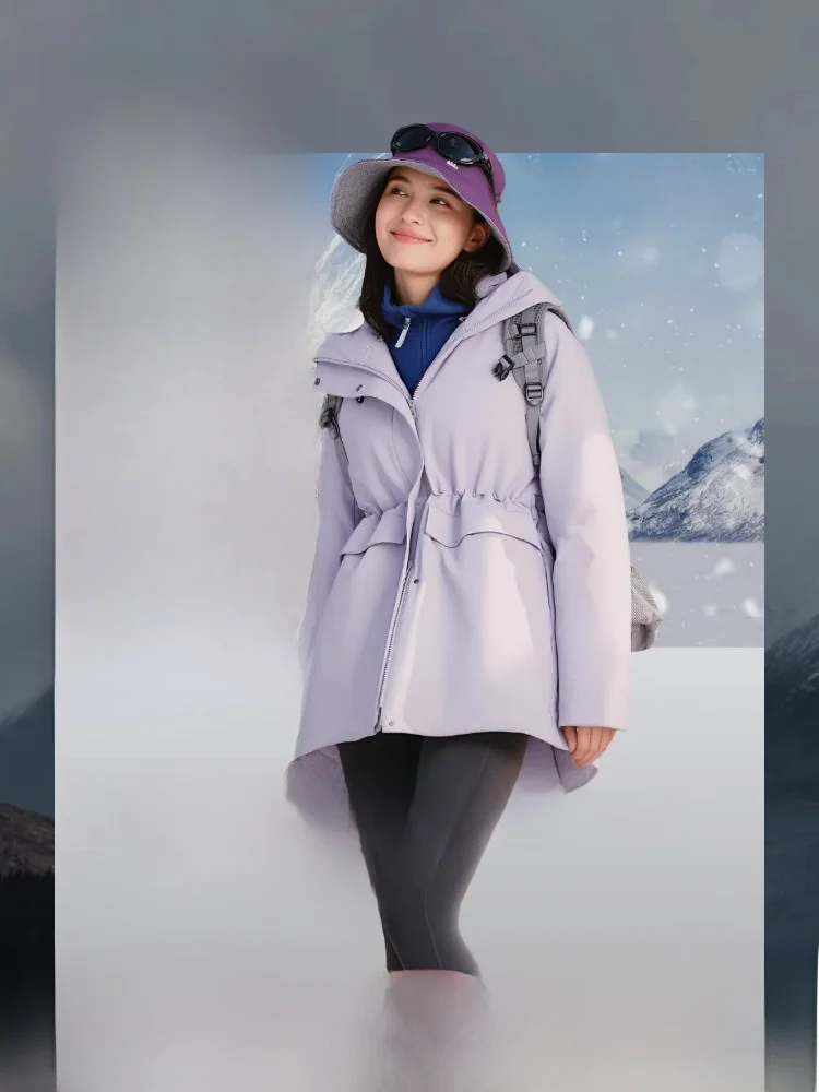 Женская ветрозащитная утепленная пуховая парка с поясом, для активного отдыха, теплая, повседневная, с длинными рукавами, на молнии, стандартный крой, пальто
Женская ветрозащитная утепленная пуховая парка с поясом, для активного отдыха, теплая, повседневная, с длинными рукавами, на молнии, стандартный крой, пальто