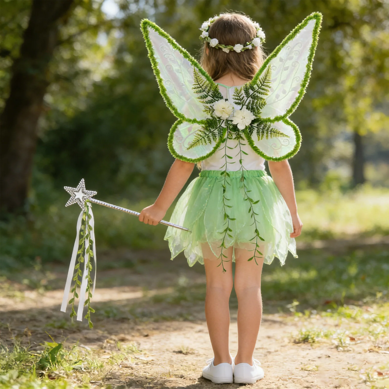 Костюм феи для взрослых и девочек: крылья, цветочная гирлянда, блестящие украшения для волос, волшебная палочка, реквизит для фотосессий на Хэллоуин и косплея
Костюм феи для взрослых и девочек: крылья, цветочная гирлянда, блестящие украшения для волос, волшебная палочка, реквизит для фотосессий на Хэллоуин и косплея