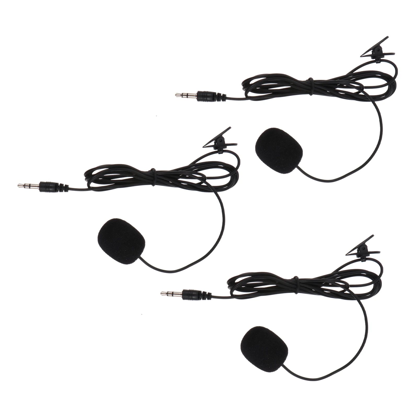 3pcs Portable Lavalier Microphone Durable Clip On Recording Conference Mic For Laptop Desktop Video Chat High Quality Sound
3pcs Portable Lavalier Microphone Durable Clip On Recording Conference Mic For Laptop Desktop Video Chat High Quality Sound