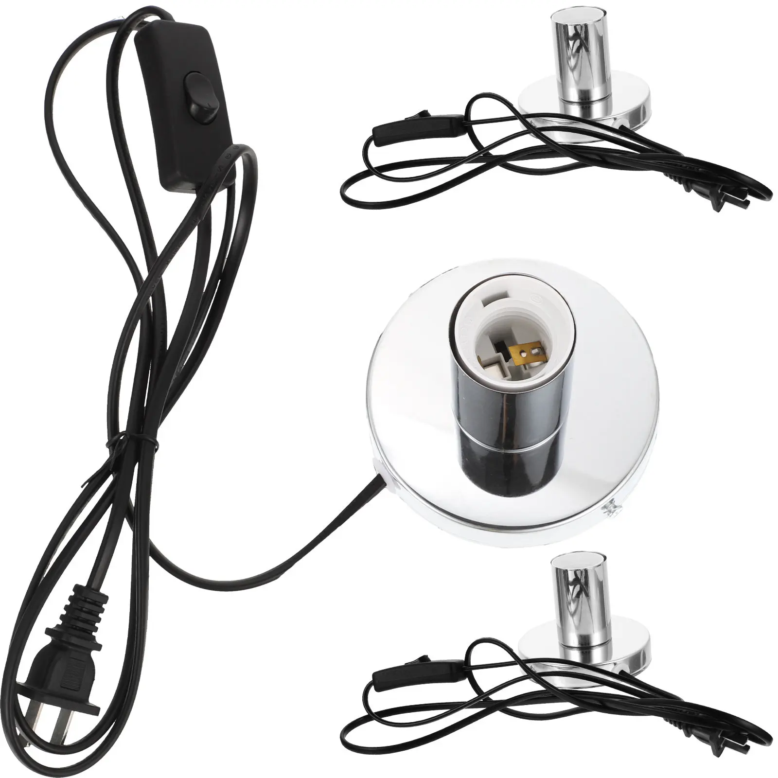 3Pcs Lamp Base E27 Light Socket Bulb Holder Corded Light Socket Replacement for DIY Lamp Repair Bedroom Living Room
3Pcs Lamp Base E27 Light Socket Bulb Holder Corded Light Socket Replacement for DIY Lamp Repair Bedroom Living Room