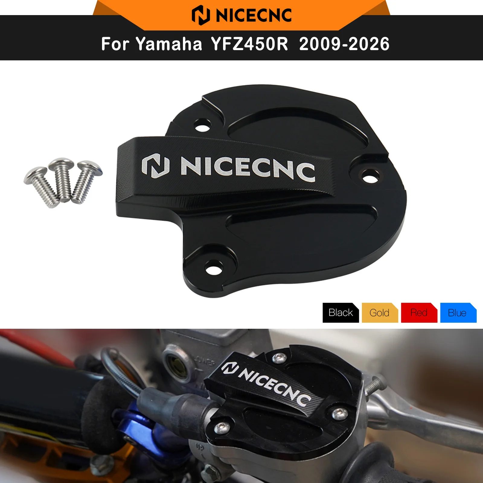 NICECNC for Yamaha YFZ450R 2009-2026 ATV Throttle Cover for Raptor 700 YFM700 2013 2015-2026 for Raptor 700R YFZ450X Aluminum
NICECNC for Yamaha YFZ450R 2009-2026 ATV Throttle Cover for Raptor 700 YFM700 2013 2015-2026 for Raptor 700R YFZ450X Aluminum