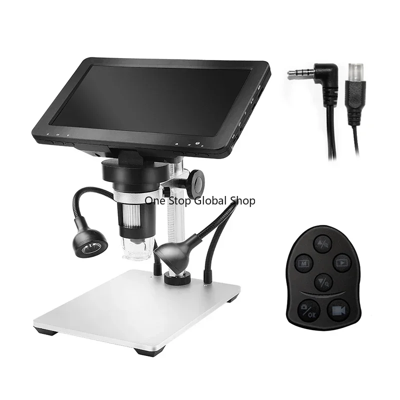 - 1200X Microscope With 7 Inch Screen Coin Microscope, 1080P LCD Digital Microscope With Wired Remote
- 1200X Microscope With 7 Inch Screen Coin Microscope, 1080P LCD Digital Microscope With Wired Remote