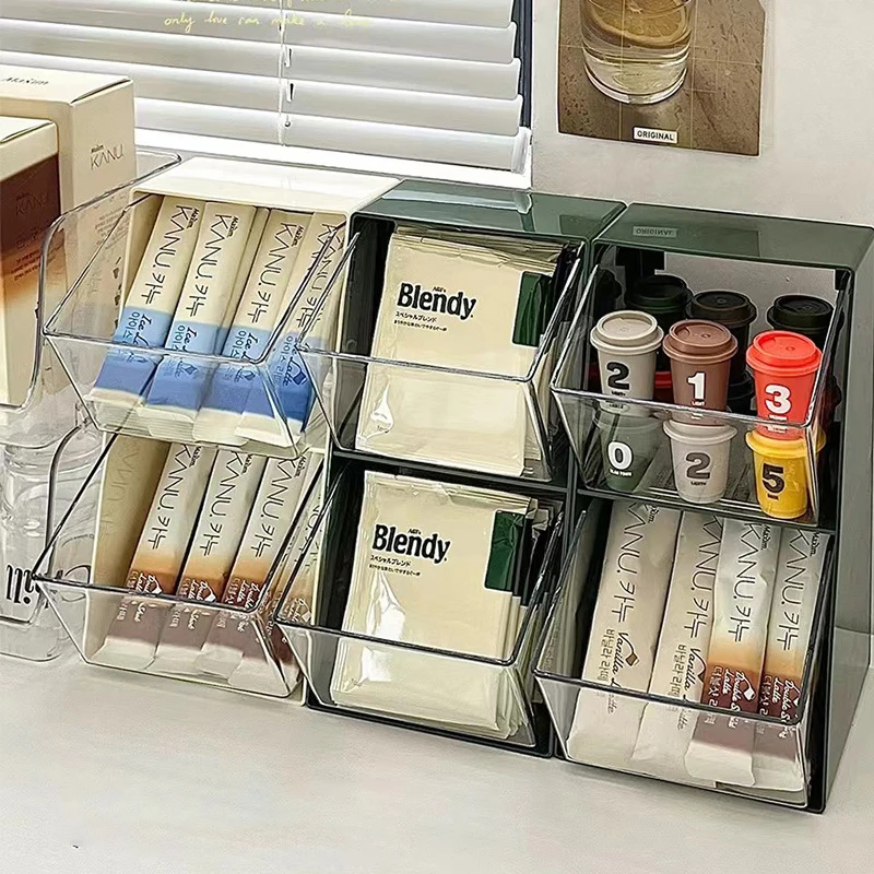 Ins Coffee Capsule Storage Box Dustproof Coffee Tea Bag Organizer Desktop Sundries Organizer Stationery Cosmetics Storage Shelf
Ins Coffee Capsule Storage Box Dustproof Coffee Tea Bag Organizer Desktop Sundries Organizer Stationery Cosmetics Storage Shelf