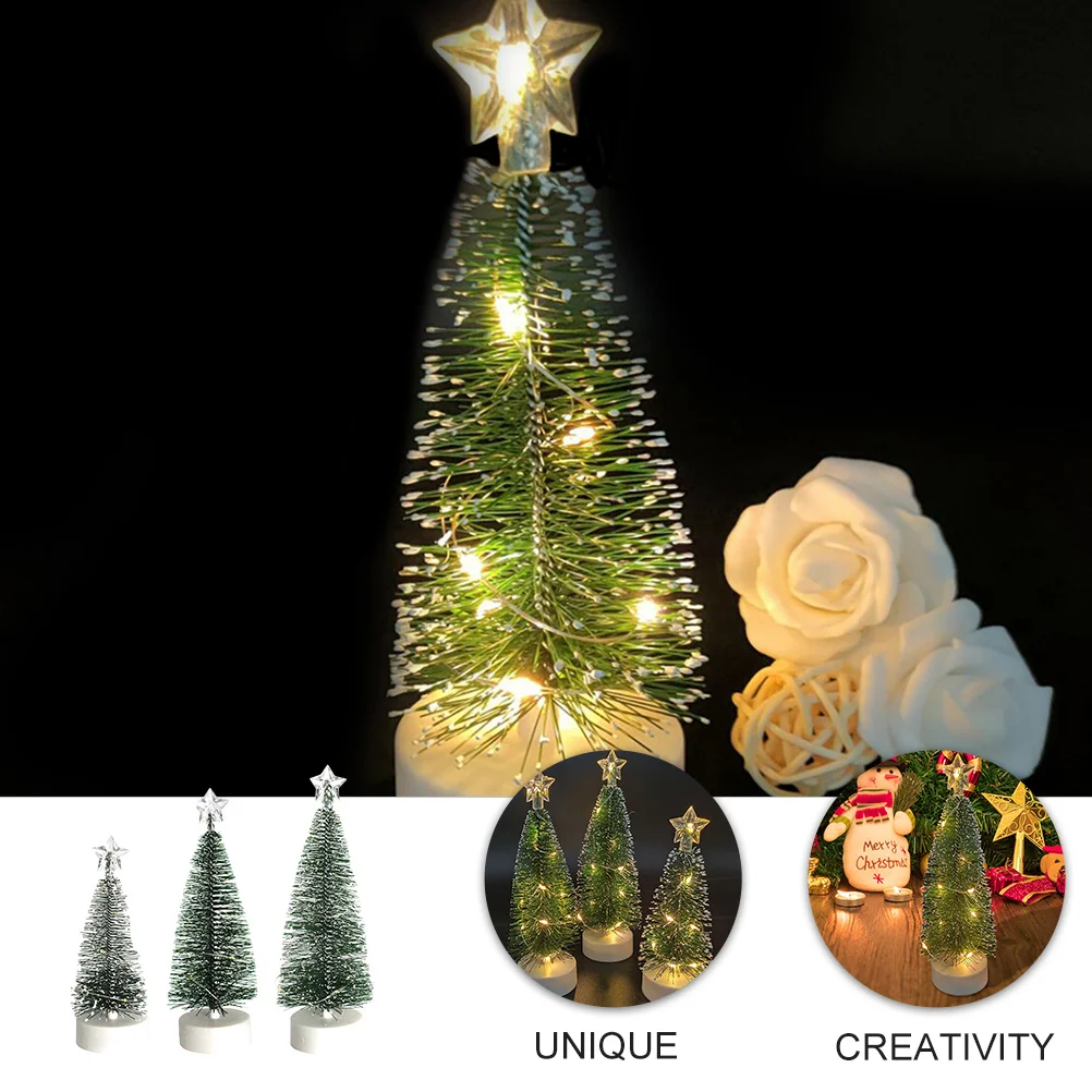 3Pcs LED Mini Christmas Tree Decor Xmas Desktop Ornaments -Free Festive Xmas Party Supplies Christmas Home Office Hotel
3Pcs LED Mini Christmas Tree Decor Xmas Desktop Ornaments -Free Festive Xmas Party Supplies Christmas Home Office Hotel