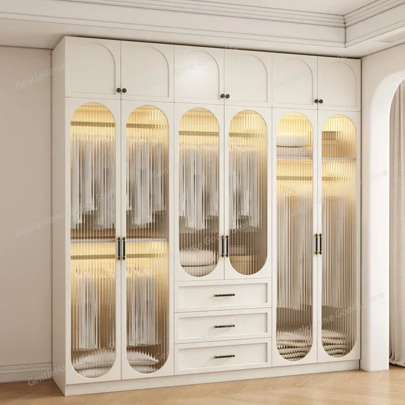 Essentials Women Storage Closet Glass Doors Luxury Cabinets Open Wardrobe Bedroom Organizer White Armario De Ropa Furniture
Essentials Women Storage Closet Glass Doors Luxury Cabinets Open Wardrobe Bedroom Organizer White Armario De Ropa Furniture