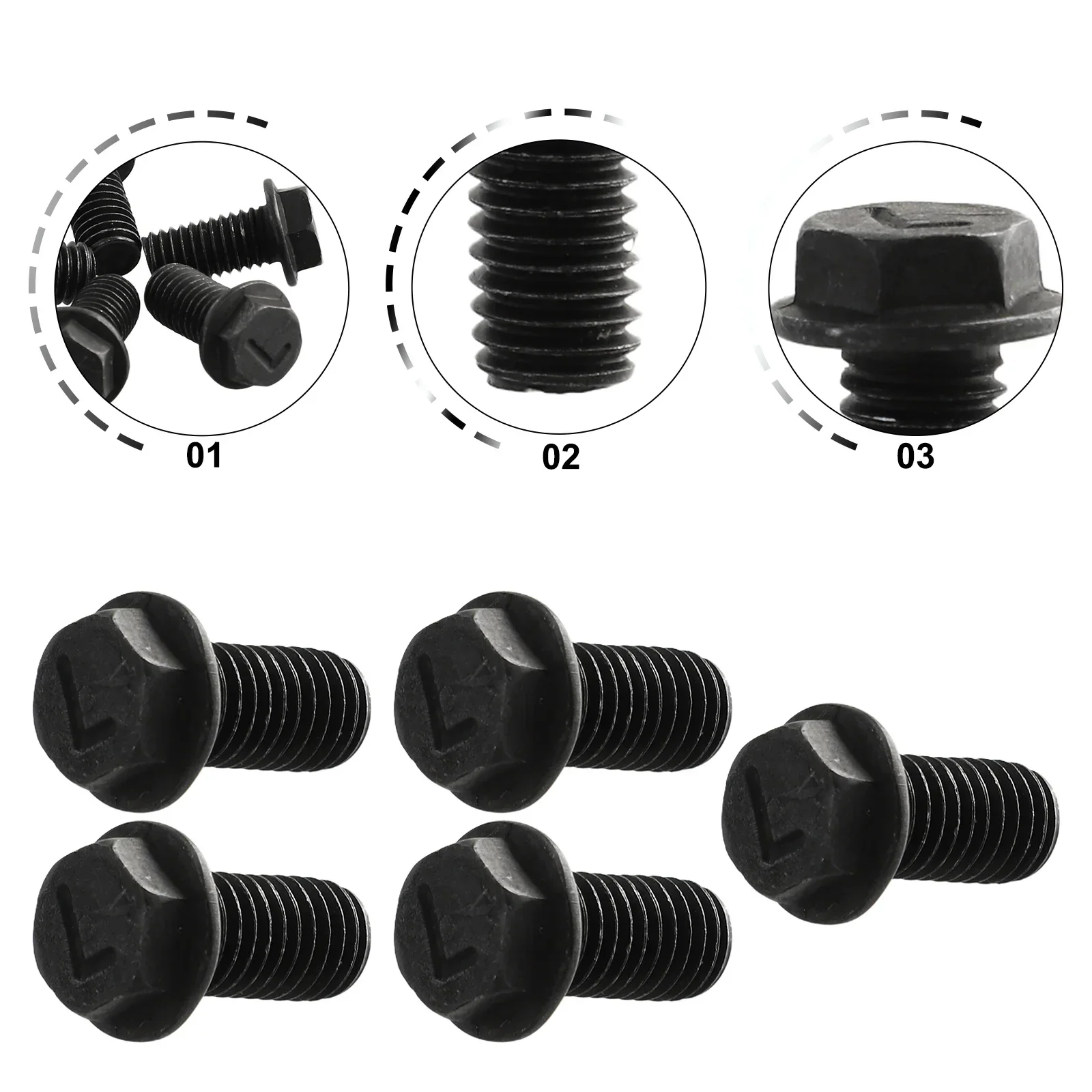 Long lasting and Easy to Use Set of 5 M8 x 18mm Left Hand Thread Hex Flange Saw Blade Screws for Cutting Machine
Long lasting and Easy to Use Set of 5 M8 x 18mm Left Hand Thread Hex Flange Saw Blade Screws for Cutting Machine