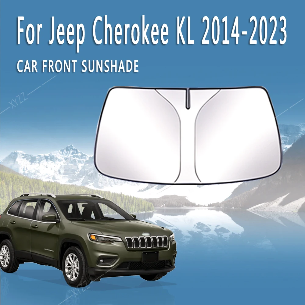 Car Front Windshield Sunshade Heat Insulation Sun Visor Summer Colling Auto Accessories For Jeep Cherokee KL 2014~2023 2018 2020
Car Front Windshield Sunshade Heat Insulation Sun Visor Summer Colling Auto Accessories For Jeep Cherokee KL 2014~2023 2018 2020