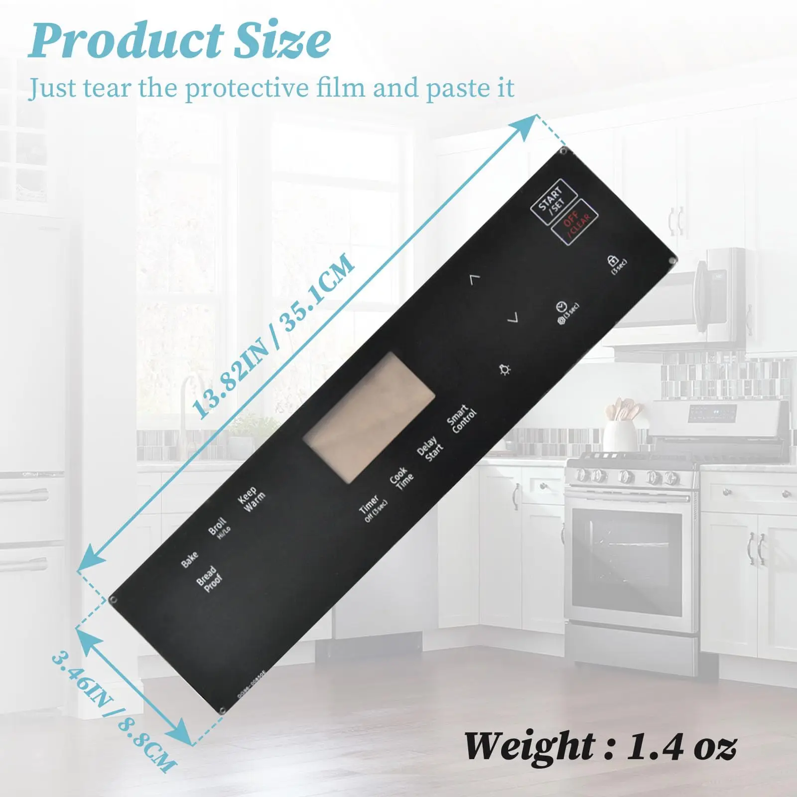 Replacement DG96-00850E Membrane Switch Touchpad Compatible with Samsung Oven NX60A6111SS NX60A6111SB Part 4976816 AP7192051
Replacement DG96-00850E Membrane Switch Touchpad Compatible with Samsung Oven NX60A6111SS NX60A6111SB Part 4976816 AP7192051