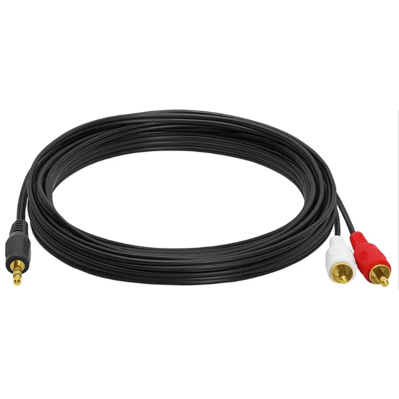 AudioCable 3.5mm One Point Two Turn Dual AV LotusCable Computer Speaker Subwoofer Power Amplifier
AudioCable 3.5mm One Point Two Turn Dual AV LotusCable Computer Speaker Subwoofer Power Amplifier