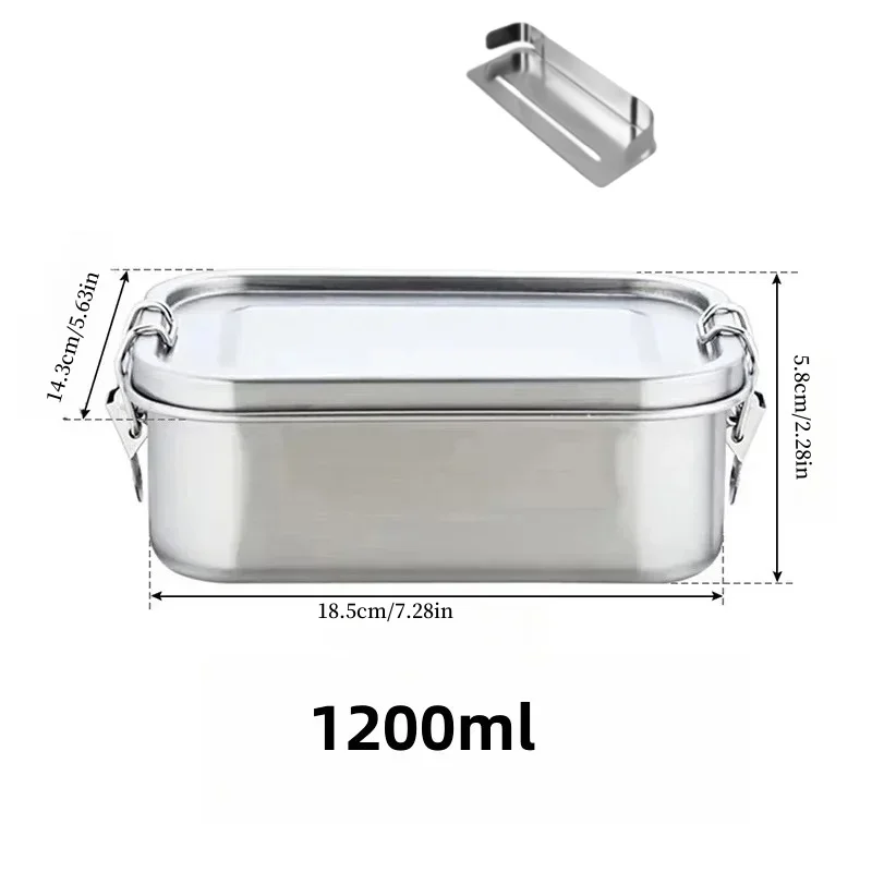 Stainless Steel Lunch Box for Kids And Adults Portable Leak-Proof Bento Box Travel Food Meal Prep Container Dishwasher Safe
Stainless Steel Lunch Box for Kids And Adults Portable Leak-Proof Bento Box Travel Food Meal Prep Container Dishwasher Safe