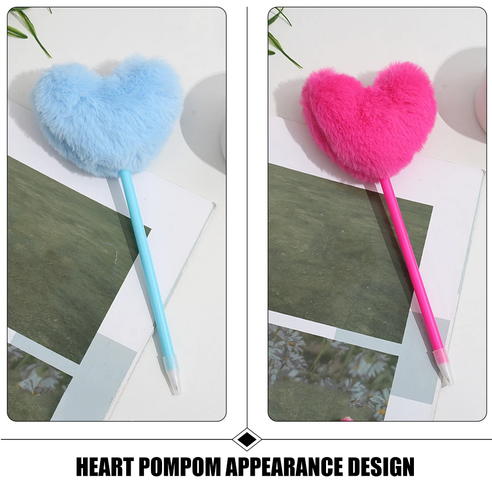 7 Pcs Colorful Love Ballpoint Pen Heart Pens Pom Novelty Ball-pointed Shaped Kids Writing Grace Student Use
7 Pcs Colorful Love Ballpoint Pen Heart Pens Pom Novelty Ball-pointed Shaped Kids Writing Grace Student Use