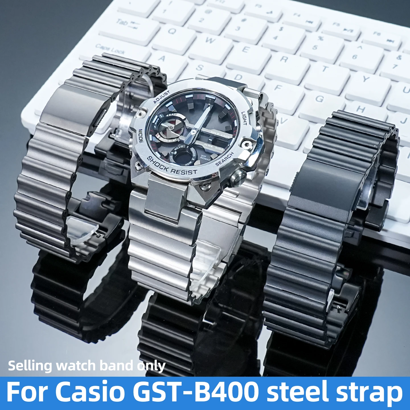 GST B400 Stainless steel watch strap For Casio G-SHOCK GST-B400 modified Metal Bracelet watchband Men's Wristband accessories
GST B400 Stainless steel watch strap For Casio G-SHOCK GST-B400 modified Metal Bracelet watchband Men's Wristband accessories