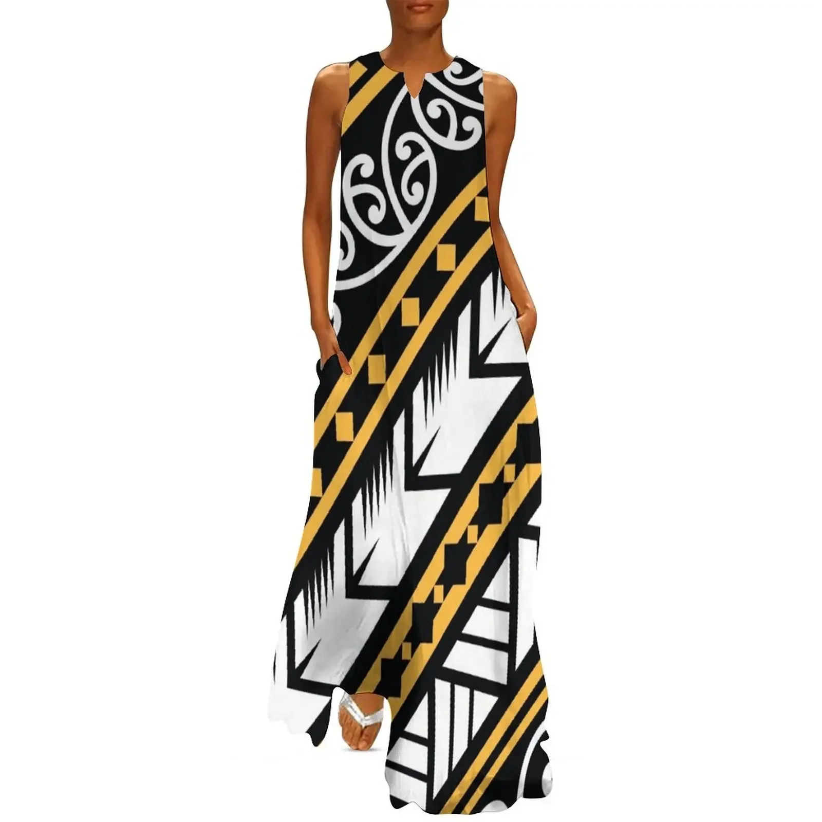 Traditionally Yellow & Black Maori Design from New Zealand Long Dress summer woman dress 2025 Bride dresses Dress
Traditionally Yellow & Black Maori Design from New Zealand Long Dress summer woman dress 2025 Bride dresses Dress