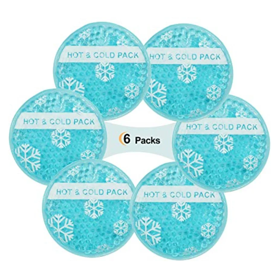 OLESILK Small Hot Cold 6 Packs, Reusable Round Gel Beads Ice Pack with Cloth Backing, Hot and Cold Therapy for Breastfeed Injur
OLESILK Small Hot Cold 6 Packs, Reusable Round Gel Beads Ice Pack with Cloth Backing, Hot and Cold Therapy for Breastfeed Injur