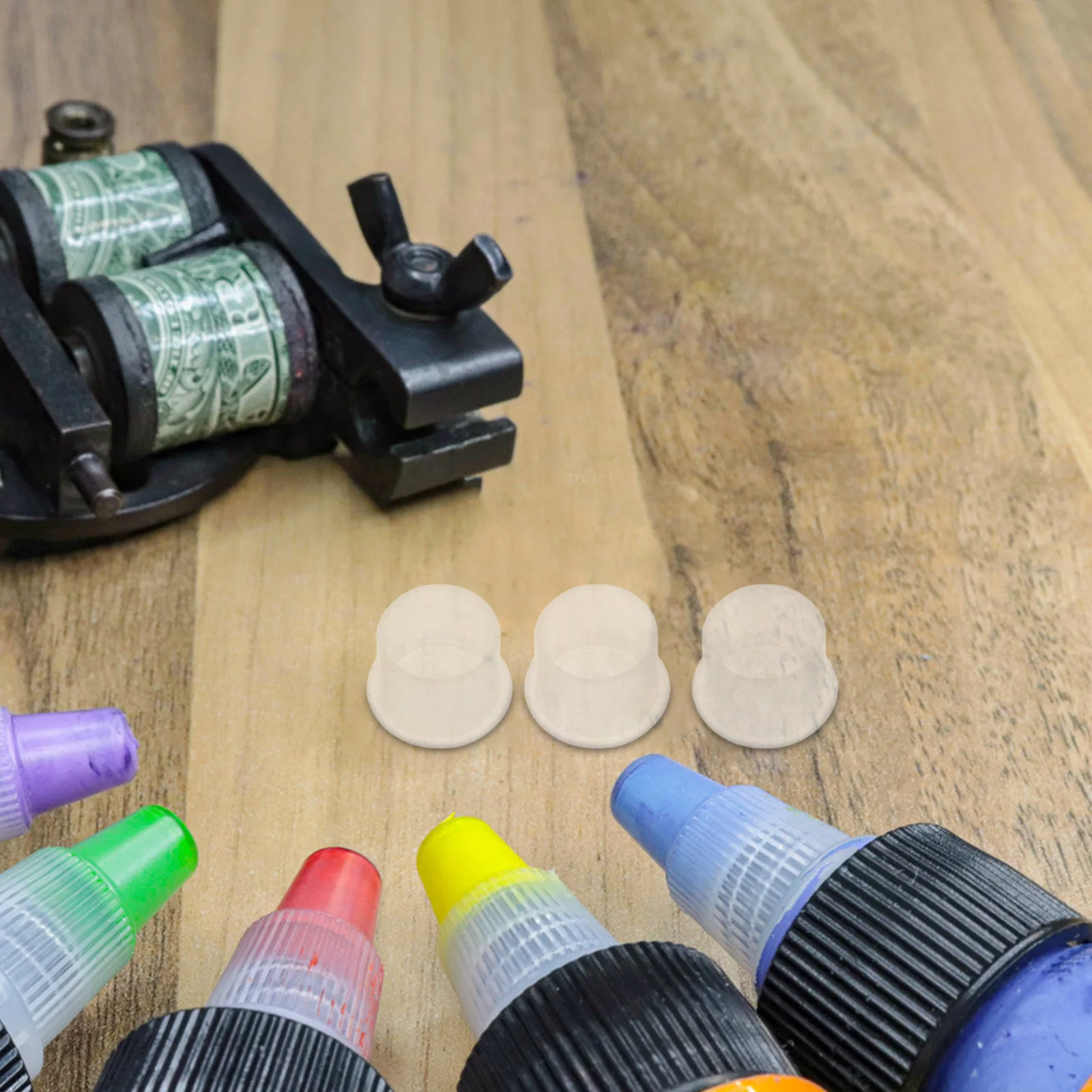 600Pcs Small Tattoo Ink Plastic Caps Round Shape Ink Cups Stable Flat Bottom Pigment Containers Tattoo Supplies
600Pcs Small Tattoo Ink Plastic Caps Round Shape Ink Cups Stable Flat Bottom Pigment Containers Tattoo Supplies