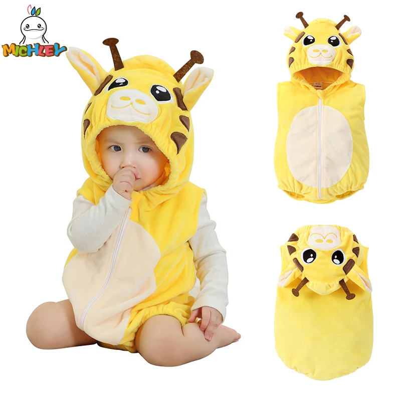 MICHLEY Spring Baby Romper Bodysuit Sleeveless Newborn Clothes Cartoon Animal Infant Toddler Clothing Romper For Girls Boys
MICHLEY Spring Baby Romper Bodysuit Sleeveless Newborn Clothes Cartoon Animal Infant Toddler Clothing Romper For Girls Boys