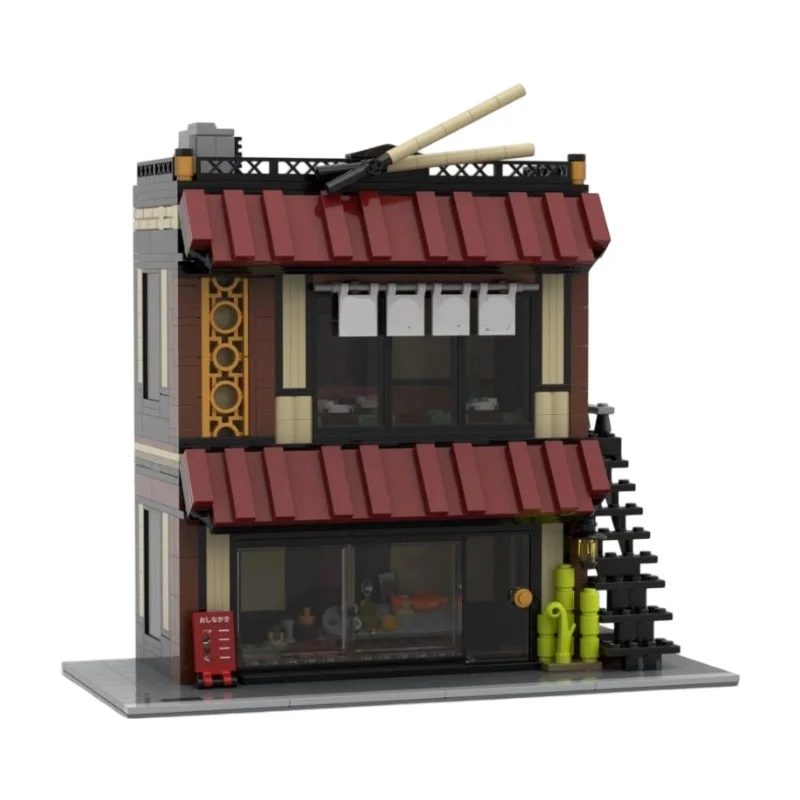 Modular Sushi Bar MOC Building Blocks Japanese Food Shop Model DIY Assemble Restaurant Scene Desktop Display Toy
Modular Sushi Bar MOC Building Blocks Japanese Food Shop Model DIY Assemble Restaurant Scene Desktop Display Toy