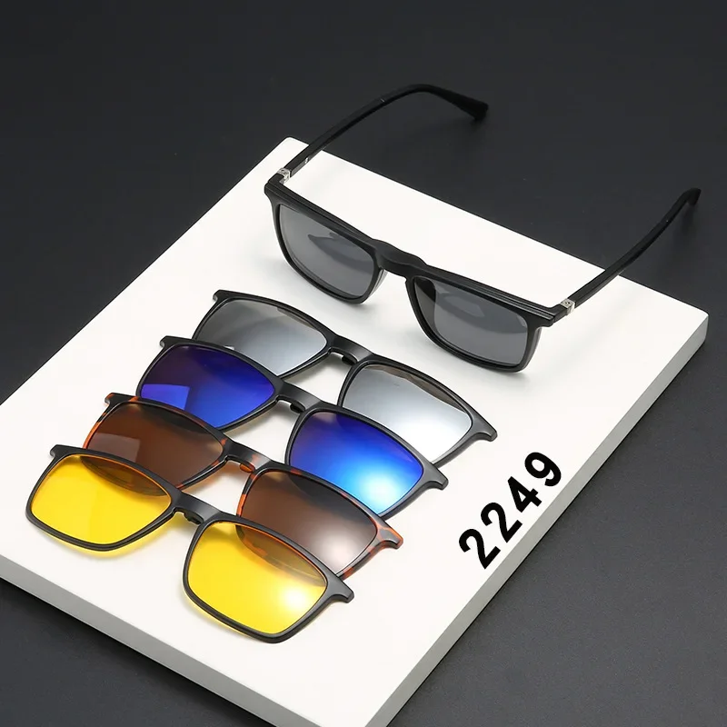 XUKA 6 Magnetic vEyeglass Frames In 1 Clip On Glasses TR90 Optical Prescription Polarized Myopia ~ -10
XUKA 6 Magnetic vEyeglass Frames In 1 Clip On Glasses TR90 Optical Prescription Polarized Myopia ~ -10