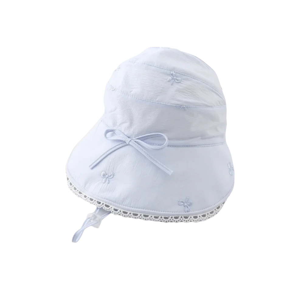 Korean Princess Lace Trim Empty Top Hat Bowknot Thin Sun Protection Hat Foldable Cotton Panama Hat 3-8 Years Old Girls
Korean Princess Lace Trim Empty Top Hat Bowknot Thin Sun Protection Hat Foldable Cotton Panama Hat 3-8 Years Old Girls