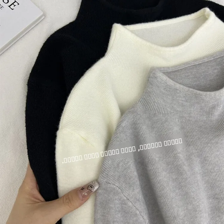 Soft Knitted Long Sve Base irt Women's Autumn Winter Purple f High Collar Top Commute Sle Slim Fit Pure Color Polye...
Soft Knitted Long Sve Base irt Women's Autumn Winter Purple f High Collar Top Commute Sle Slim Fit Pure Color Polye...