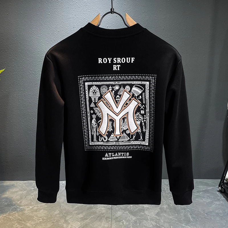 Sweater men's autumn and winter 2024 new fashion high-end trend light luxury printing loose round neck long sleeve top
Sweater men's autumn and winter 2024 new fashion high-end trend light luxury printing loose round neck long sleeve top