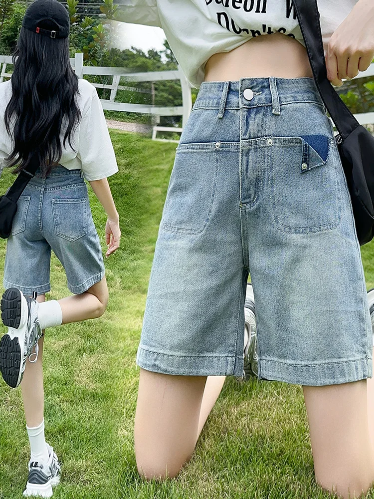 Прямые джинсы с высокой талией, женские свободные летние тонкие джинсовые брюки с эффектом похудения для грушевидной формы, облегающие брюки 
Прямые джинсы с высокой талией, женские свободные летние тонкие джинсовые брюки с эффектом похудения для грушевидной формы, облегающие брюки