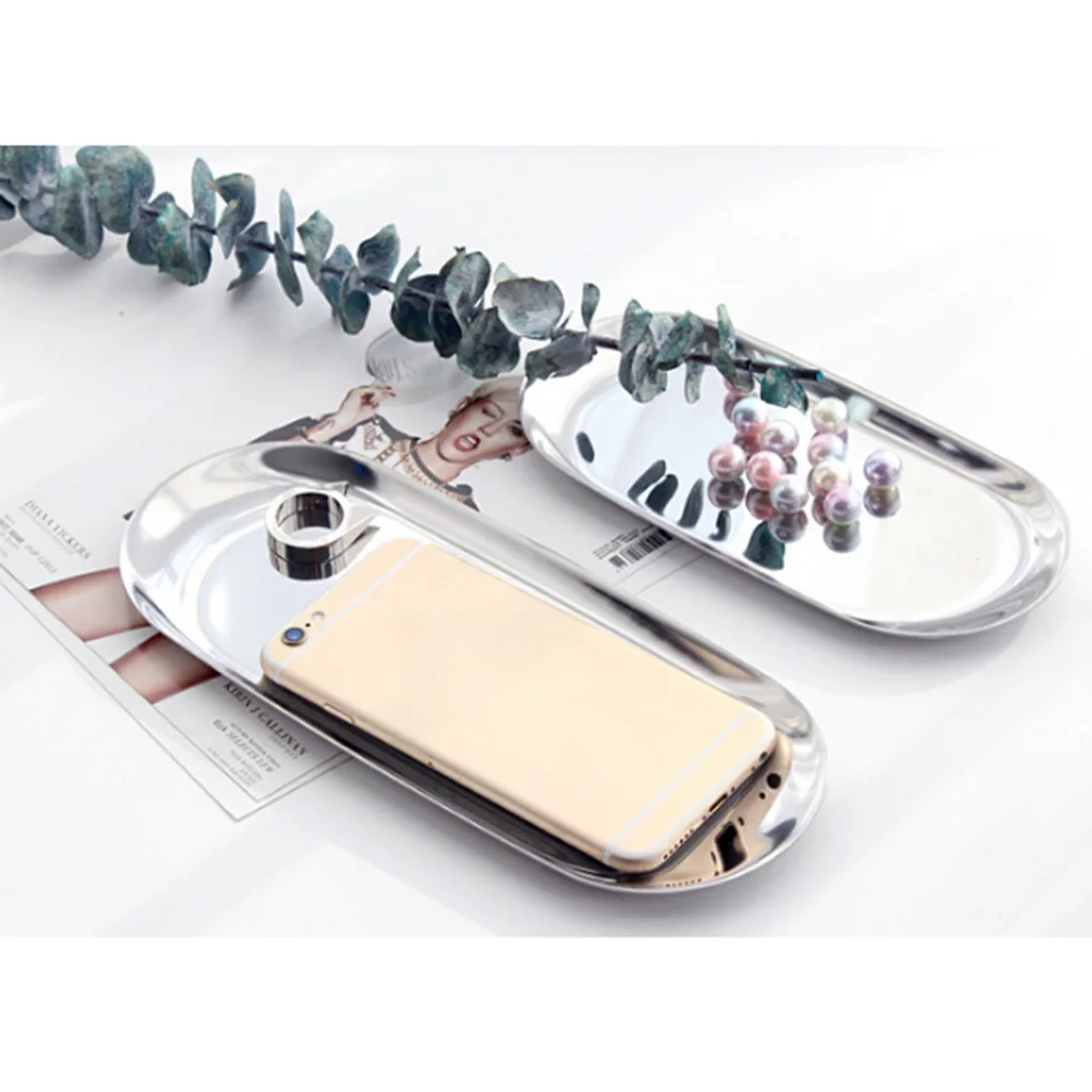 Premium 201 Stainless Steel Tray Silver Size L Reusable for Surgery Dentistry Bathroom Drawer Food Fruits
Premium 201 Stainless Steel Tray Silver Size L Reusable for Surgery Dentistry Bathroom Drawer Food Fruits