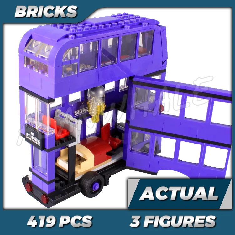 419pcs Magical World of Wizards The Knight Bus Purple Triple-decker 11342 Building Kits toy Compatible With Bricks
419pcs Magical World of Wizards The Knight Bus Purple Triple-decker 11342 Building Kits toy Compatible With Bricks